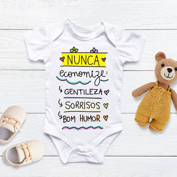 Body Personalizado Bebê Tenha Fé no Amor Tenha Fé Na Vida