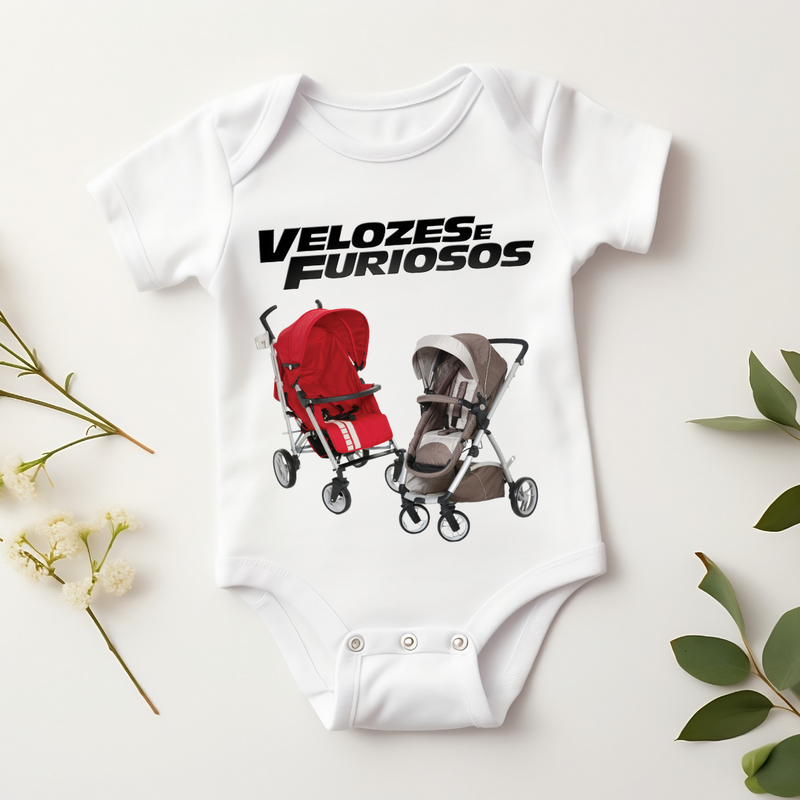 Body Personalizado Bebê Velozes e Furiosos