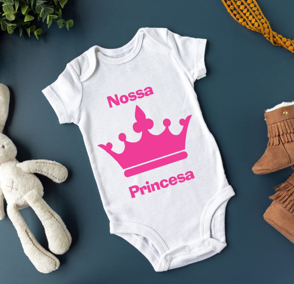 Body Personalizado Bebê Minha Pequena Princesa